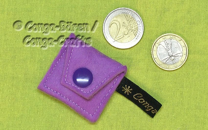DIY MüTa – Münztäschle, Einkaufswagenchiptäschle