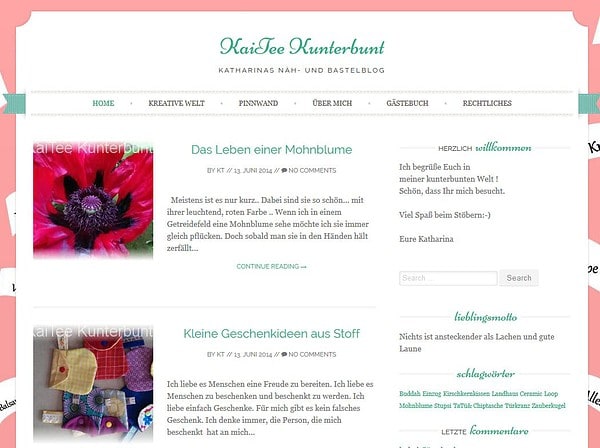 KaiTee Kunterbunt  Katharinas Näh- und Bastelblog