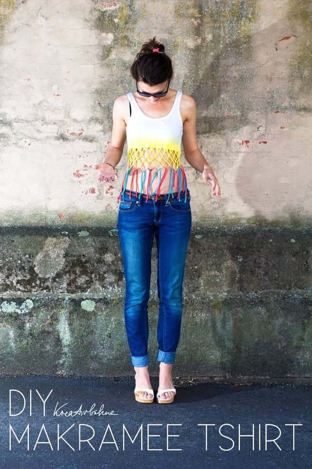 Tropical Heat: Makramee Top