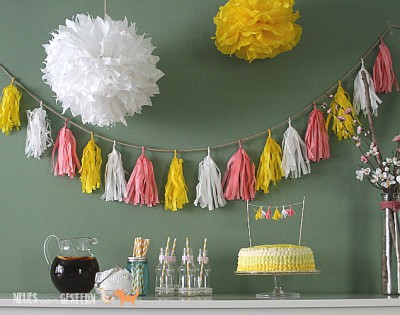 DIY Tassel-Girlande