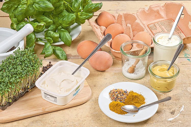 Kresse-Ei-Curry-Creme