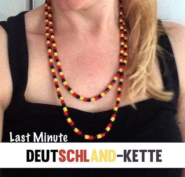 Deutschland-Kette aus Bügelperlen