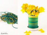 DIY: Von Gummiringen zur Vase