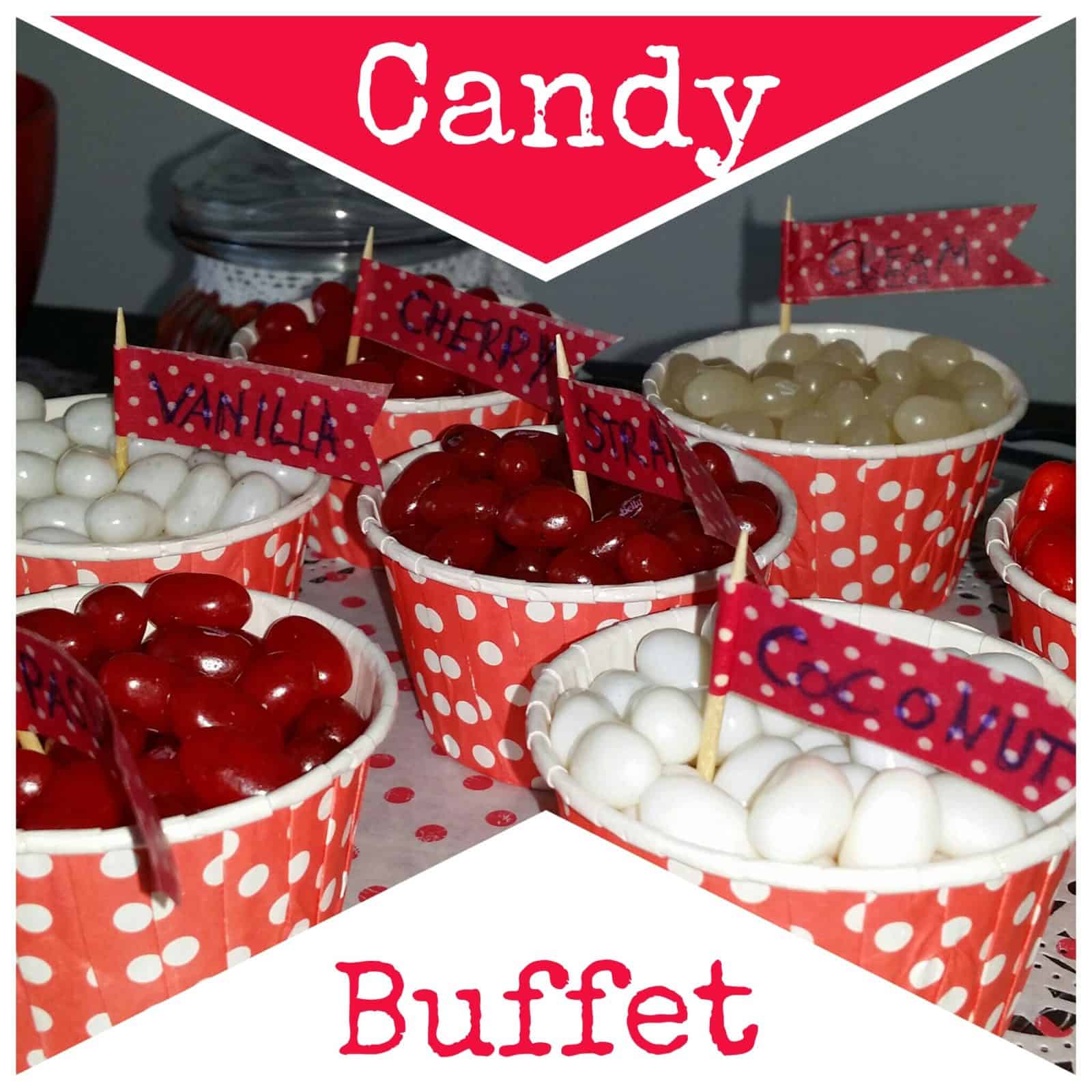 Candy Bar rot-weiß