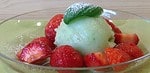 Basilikum-Eis