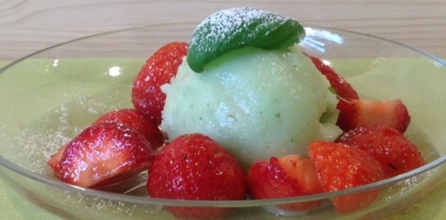 Basilikum Eis Mit Balsamico Kirschen - Rezepte Suchen
