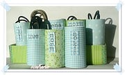 Kabel-Butler aus Papprollen
