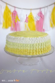 Sommerliche Ombre Torte