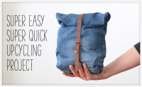 Upcycling-Projekt: Mini-Tasche aus alter Jeans!