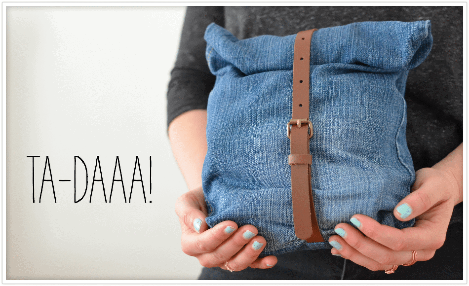 Upcycling-Projekt: Mini-Tasche aus alter Jeans!