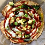 Eine gesunde ‚Ein-Frauen-Pizza‘
