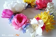 DIY Blumenkranz für Festivals