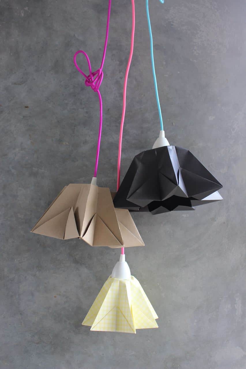 DIY – Origami Sternenhängerlampe