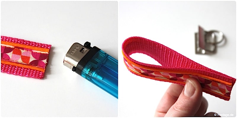 DIY Schlüsselband nähen
