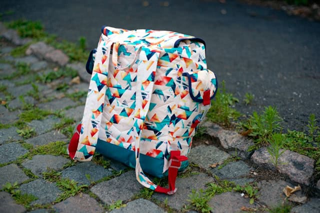Kunterbunter Rucksack