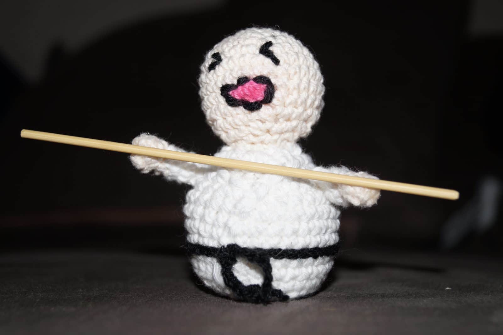 Karateka als Arigurumi