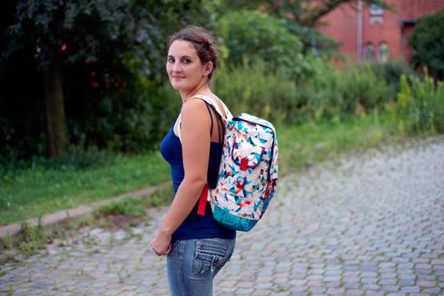 Kunterbunter Rucksack