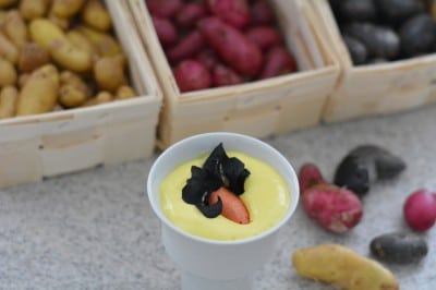 Kartoffelschaum und Kartoffeleis aus der Sterneküche