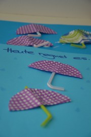 Regenschirme aus der Küche