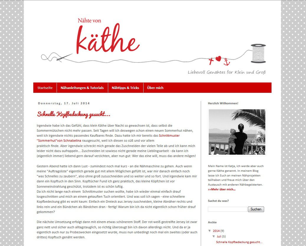 Nähte von Käthe