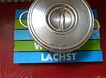 Schild oder Topfuntersetzer aus Holz mit Spruch