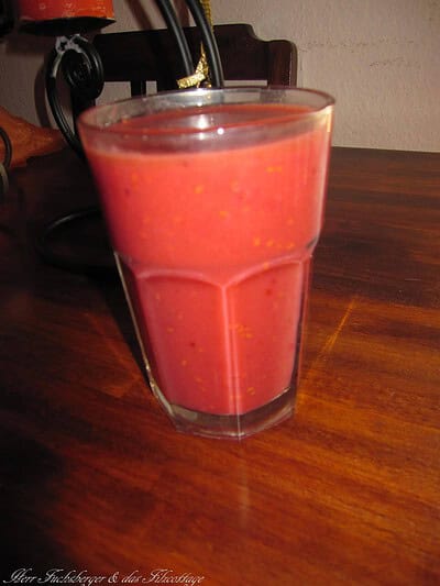 Tee im Smoothie