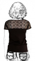 Spitzen-Shirt