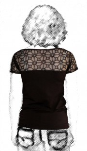 Spitzen-Shirt