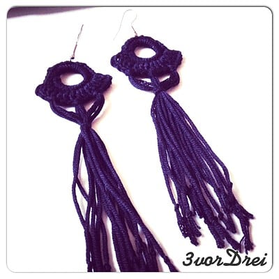 Don't Tassel the Hoff: DIY-Häkelohrringe