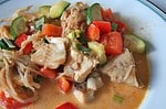 Fischragoutasiatisch