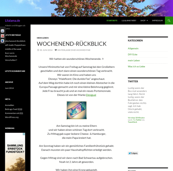 Lilalama.de – Mixed-Blog by Lilalama