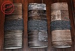 Notizbücher im Holz-Look …