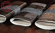 Notizbücher im Holz-Look …
