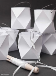 Origami-Lampion (mit Faltvorlage)