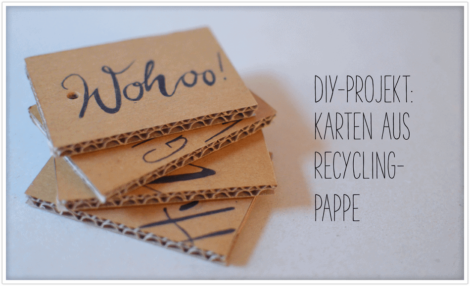 Schöne Geschenkanhänger aus Altpapier