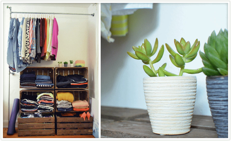 DIY-Kleiderstange aus Wasserrohren