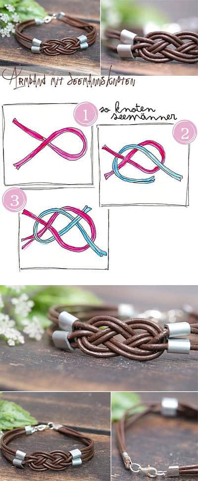 Armband mit Seemannsknoten