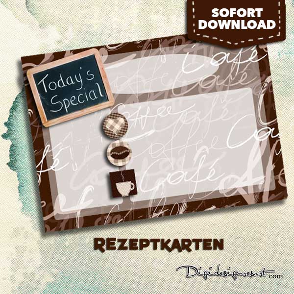 Rezeptkarten zum Ausdrucken – von Maxi