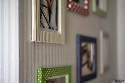 Stoff-Bilderrahmen DIY