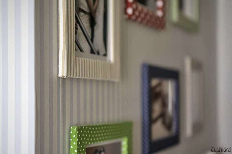Stoff-Bilderrahmen DIY