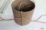 Blumenampel aus Paracord