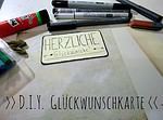 D.I.Y. Geschenkbox und Glückwunschkarte