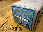 D.I.Y. Geschenkbox und Glückwunschkarte