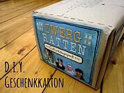 D.I.Y. Geschenkbox und Glückwunschkarte