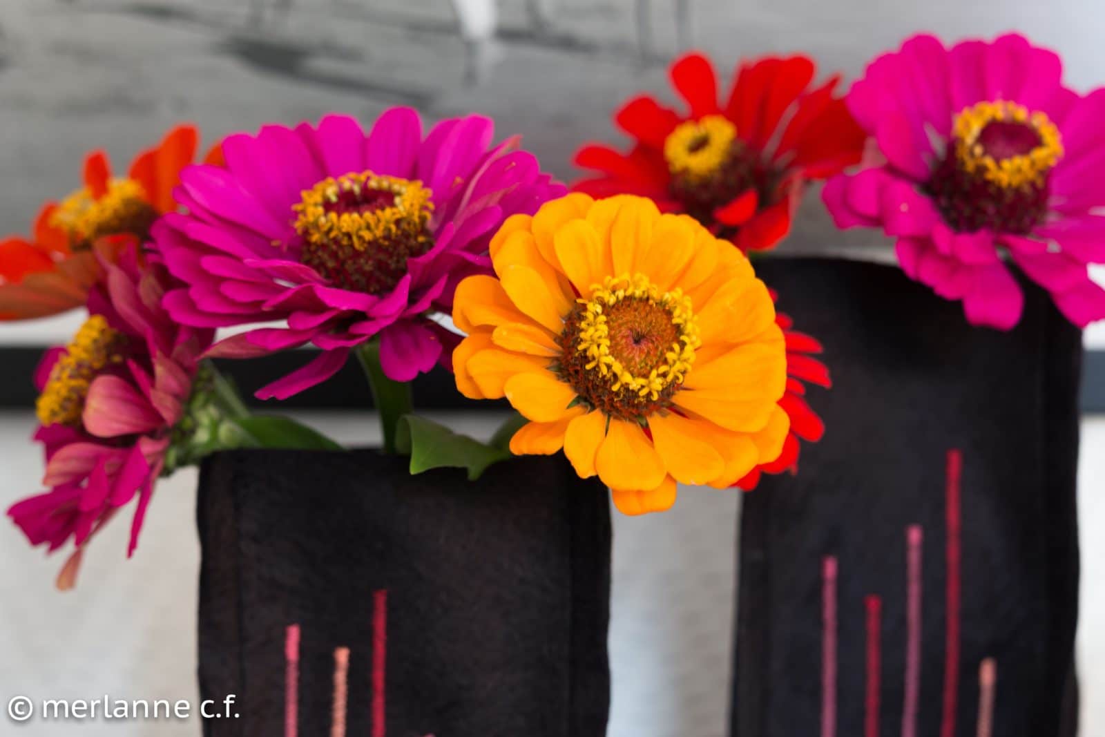 Filzvase