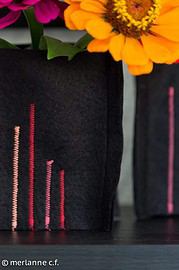 Filzvase