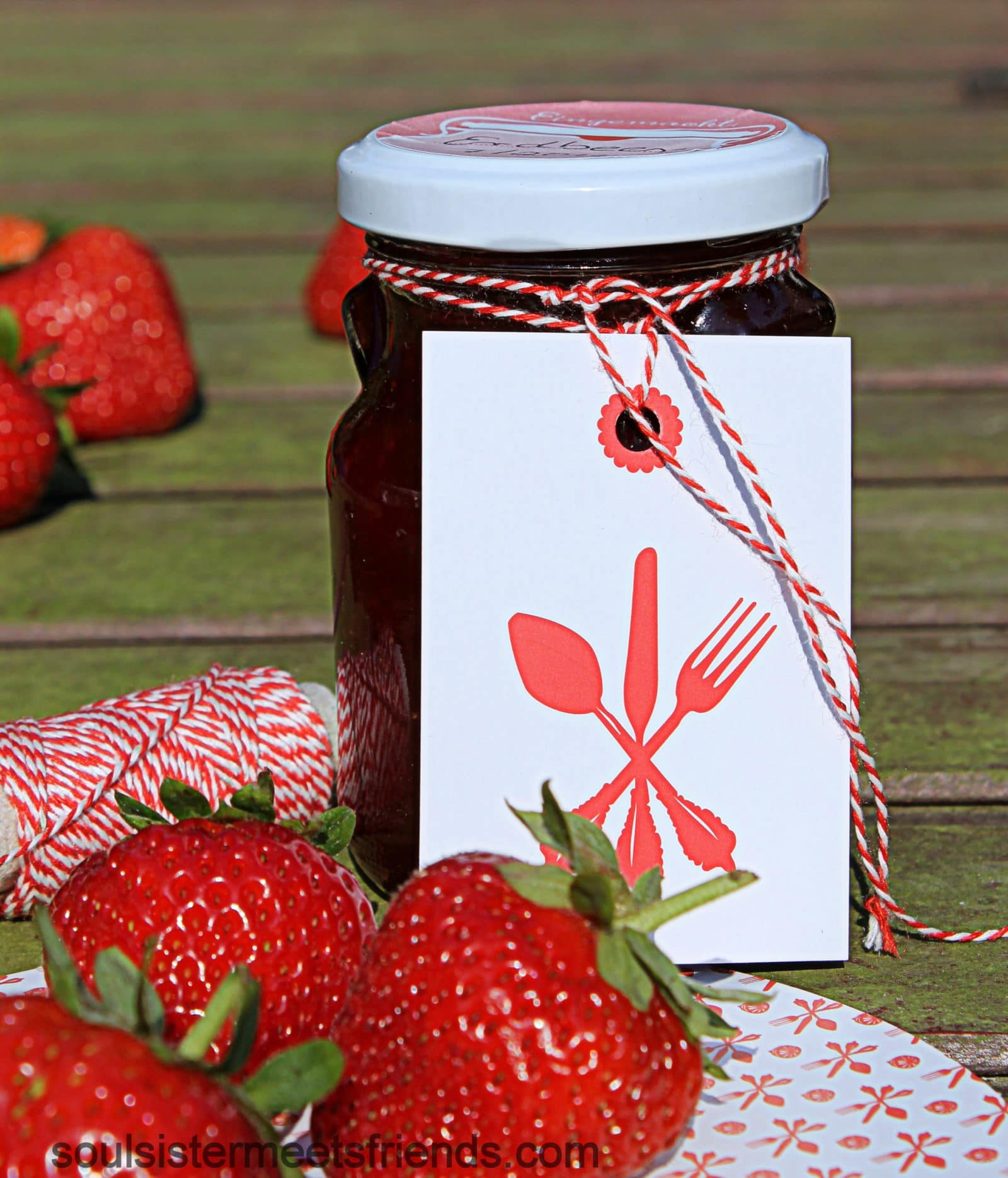 Erdbeermarmelade mit Pfeffer und Balsamico