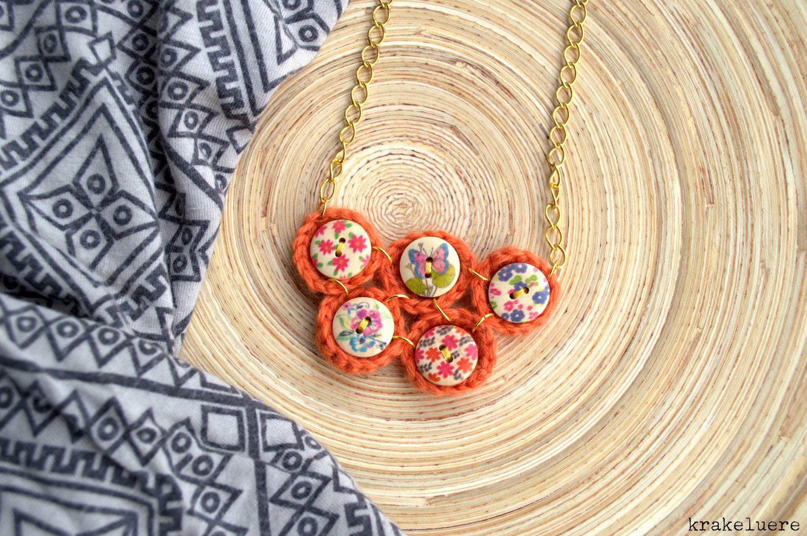 Variante Knopfkette „Boho Chic“