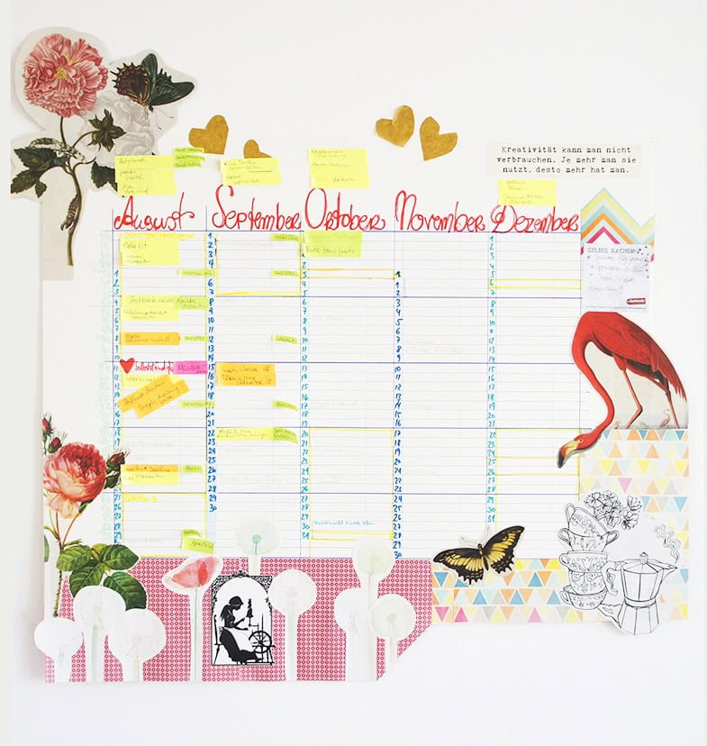 Wandkalender DIY