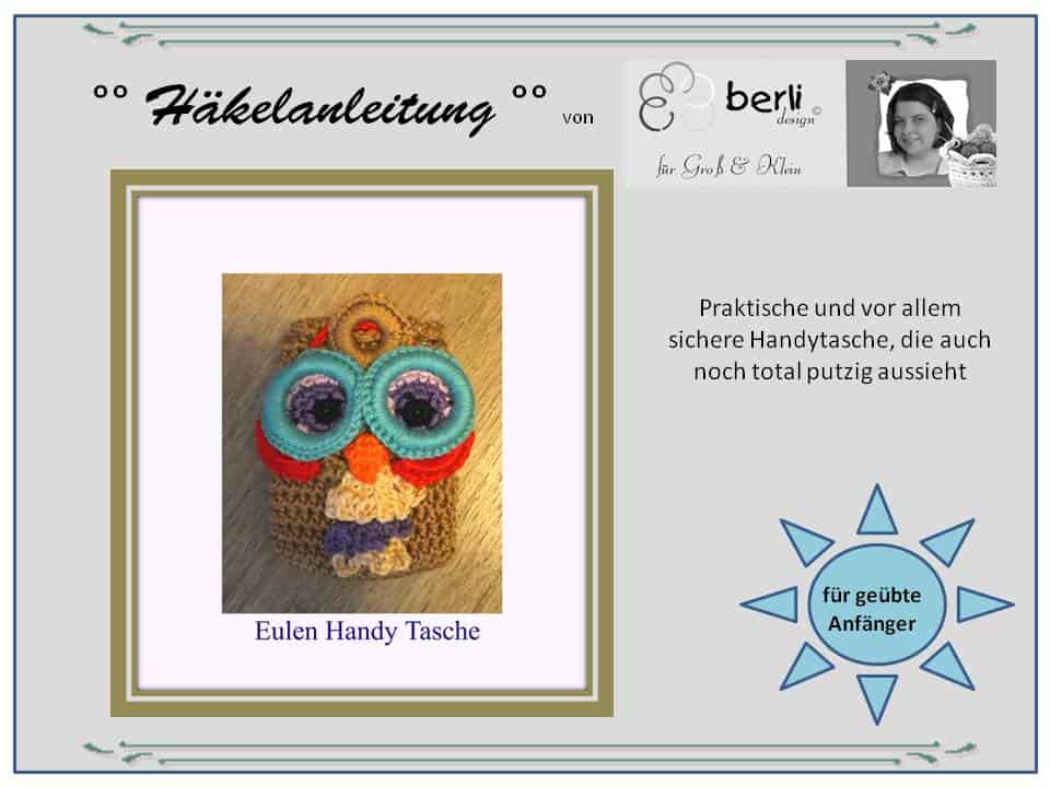 Häkelanleitungen °° Eulen °° von berli design